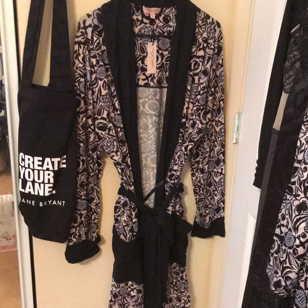 NWT Lane Bryant Designer Lingerie Robe by Sophie Theallet For Cacique Size 18/20
